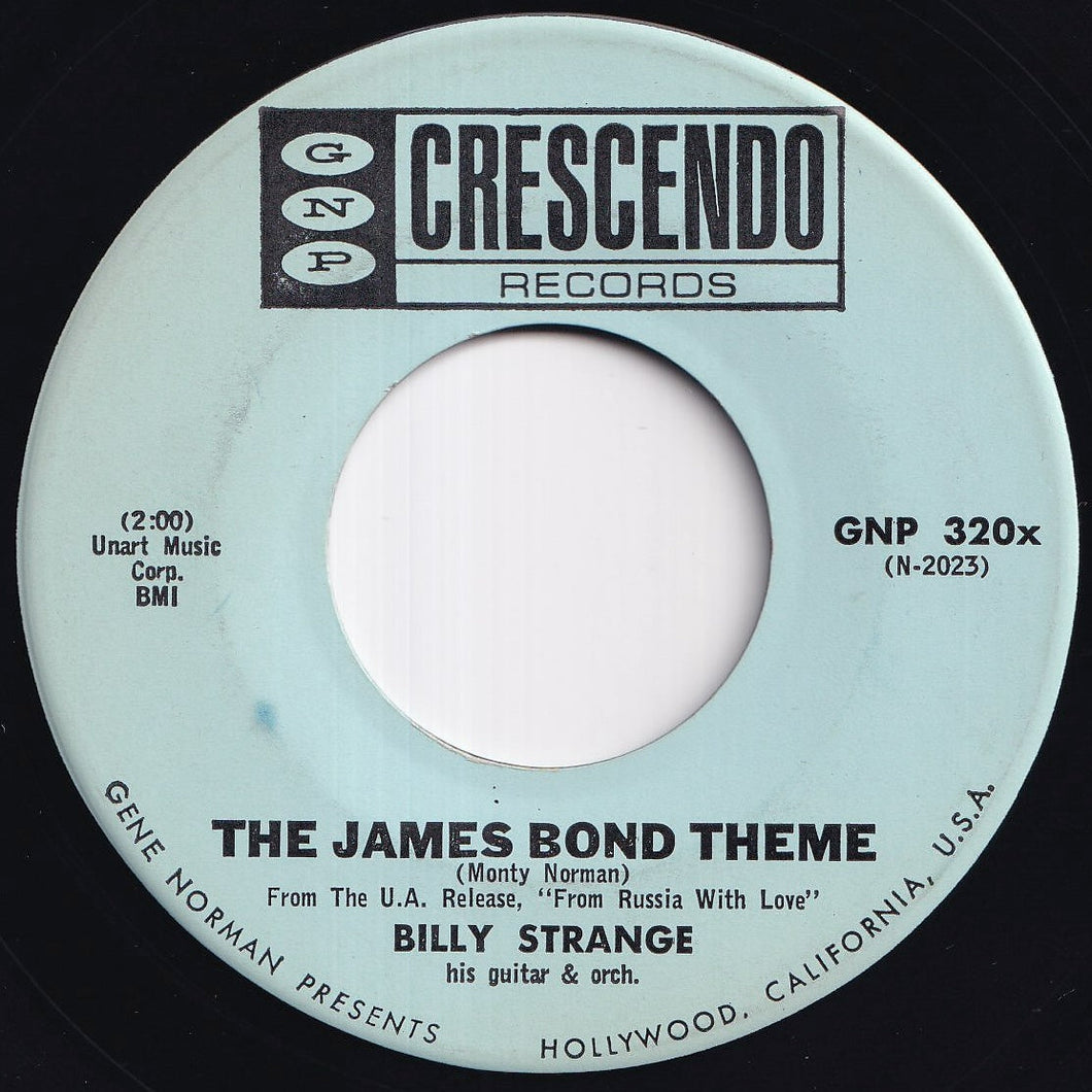 Billy Strange His Guitar & Orch. - The James Bond Theme / 007 Theme (7 inch Record / Used)