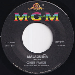 Connie Francis - My Heart Has A Mind Of Its Own / Malaguena (7 inch Record / Used)
