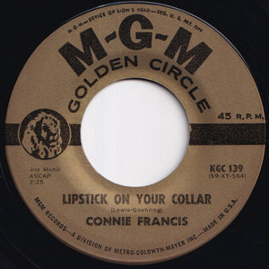 Connie Francis - Lipstick On Your Collar / Frankie (7 inch Record / Used)