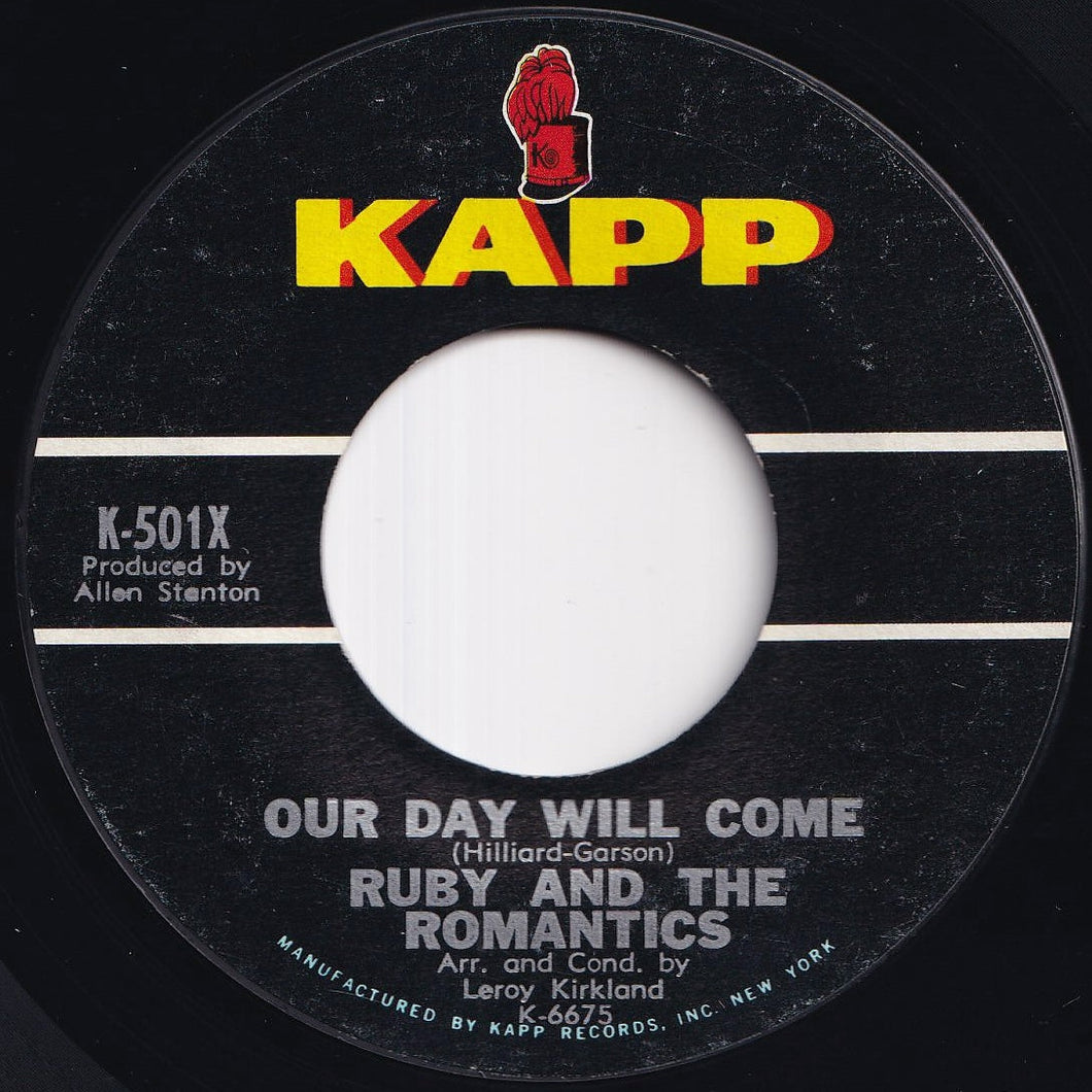 Ruby And The Romantics - Our Day Will Come / Moonlight And Music (7 inch Record / Used)