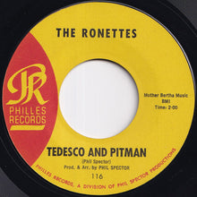 画像をギャラリービューアに読み込む, Ronettes - Be My Baby / Tedesco And Pitman (7 inch Record / Used)
