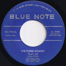 画像をギャラリービューアに読み込む, Three Sounds - That&#39;s All / St. Thomas (7 inch Record / Used)

