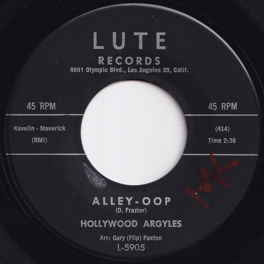 Hollywood Argyles - Alley-Oop / Sho' Know A Lot About Love (7 inch Record / Used)
