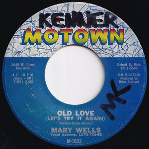 Mary Wells - You Beat Me To The Punch / Old Love (Let's Try It Again) (7 inch Record / Used)