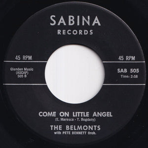 Belmonts - How About Me / Come On Little Angel (7 inch Record / Used)