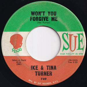Ike & Tina Turner - It's Gonna Work Out Fine / Won't You Forgive Me (7 inch Record / Used)