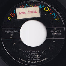 画像をギャラリービューアに読み込む, Lloyd Price And His Orchestra - (You&#39;ve Got) Personality / Have You Ever Had The Blues (7 inch Record / Used)
