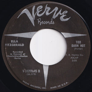 Ella Fitzgerald - Mack The Knife / Too Darn Hot (7 inch Record / Used)
