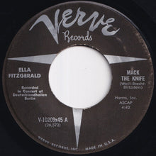 画像をギャラリービューアに読み込む, Ella Fitzgerald - Mack The Knife / Too Darn Hot (7 inch Record / Used)
