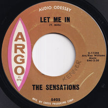 画像をギャラリービューアに読み込む, Sensations - Let Me In / Oh Yes, I&#39;ll Be True (7 inch Record / Used)

