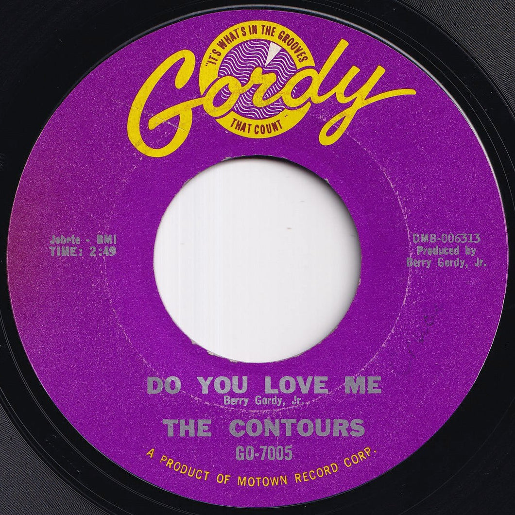 Contours - Do You Love Me / Move Mr. Man (7 inch Record / Used)