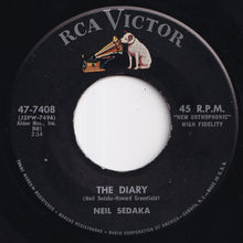 Load image into Gallery viewer, Neil Sedaka - The Diary / No Vacancy (I&#39;m Walkin&#39; &#39;Round) (7 inch Record / Used)
