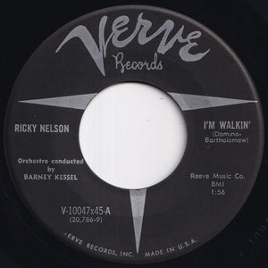 Ricky Nelson - I'm Walkin' / A Teenager's Romance (7 inch Record / Used)