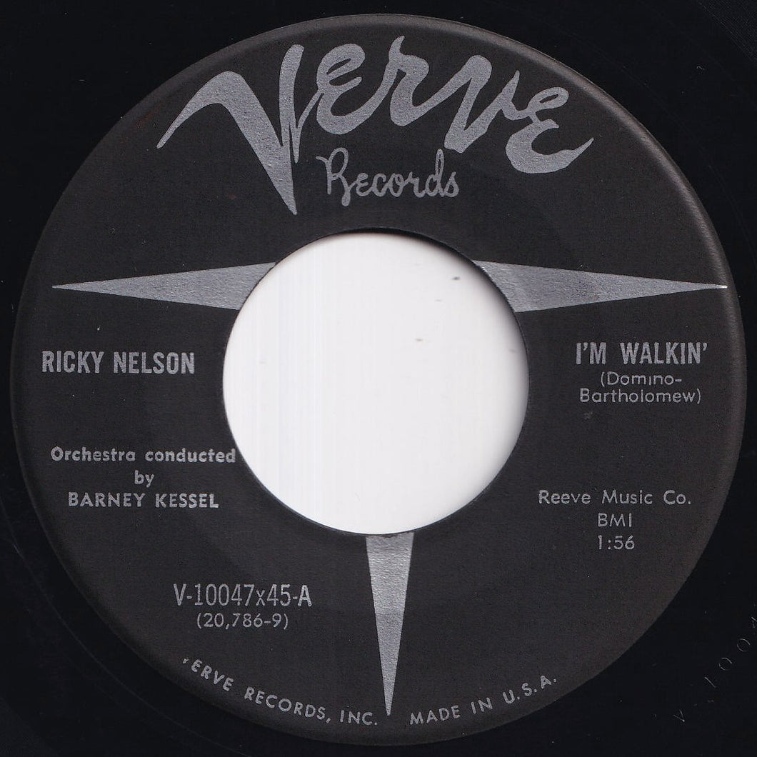 Ricky Nelson - I'm Walkin' / A Teenager's Romance (7 inch Record / Used)