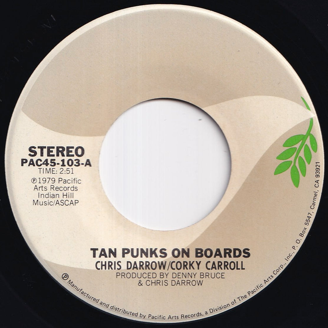 Corky Carroll - Tan Punks On Boards / From Pizza Towers To Defeat (7 inch Record / Used)