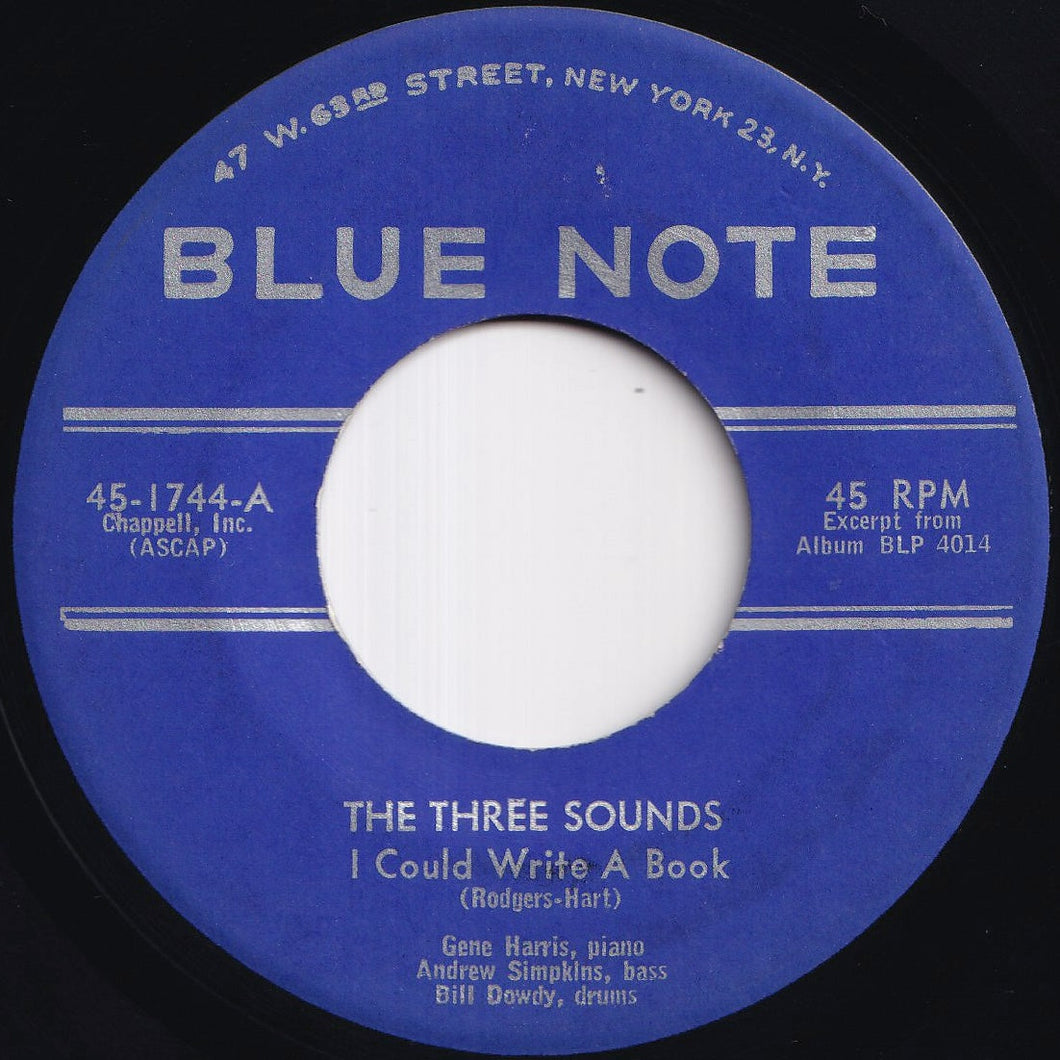 Three Sounds - I Could Write A Book / Nothing Ever Changes My Love For You (7 inch Record / Used)