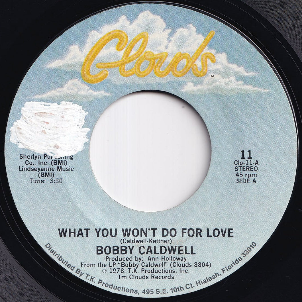 Bobby Caldwell - What You Won't Do For Love / Love Won't Wait (7 inch Record / Used)