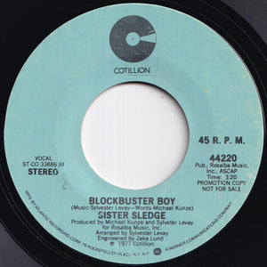 Sister Sledge - Blockbuster Boy (Stereo) / (Mono) (7 inch Record / Used)