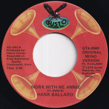 画像をギャラリービューアに読み込む, Hank Ballard - Work With Me Annie / Annie Had A Baby (7 inch Record / Used)
