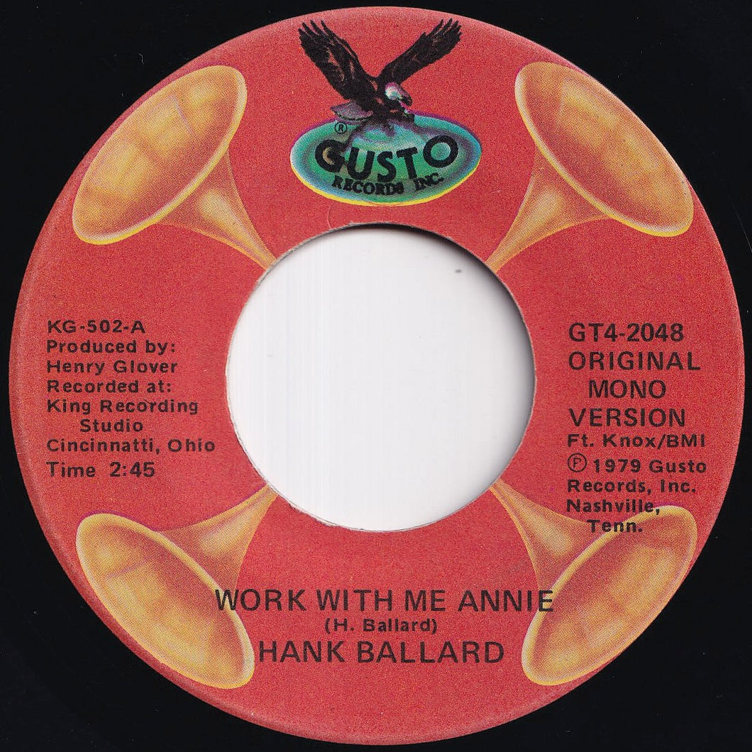 Hank Ballard - Work With Me Annie / Annie Had A Baby (7 inch Record / Used)