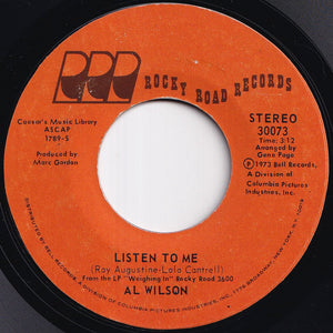 Al Wilson - Show And Tell / Listen To Me (7 inch Record / Used)