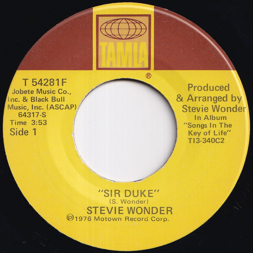 Stevie Wonder - Sir Duke / He's Misstra Know-It-All (7 inch Record / Used)