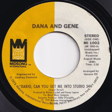画像をギャラリービューアに読み込む, Dana And Gene - Dario, Can You Get Me Into Studio 54 / (Long Version) (7 inch Record / Used)
