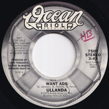 Load image into Gallery viewer, Ullanda - Want Ads (Stereo) / (Mono) (7 inch Record / Used)
