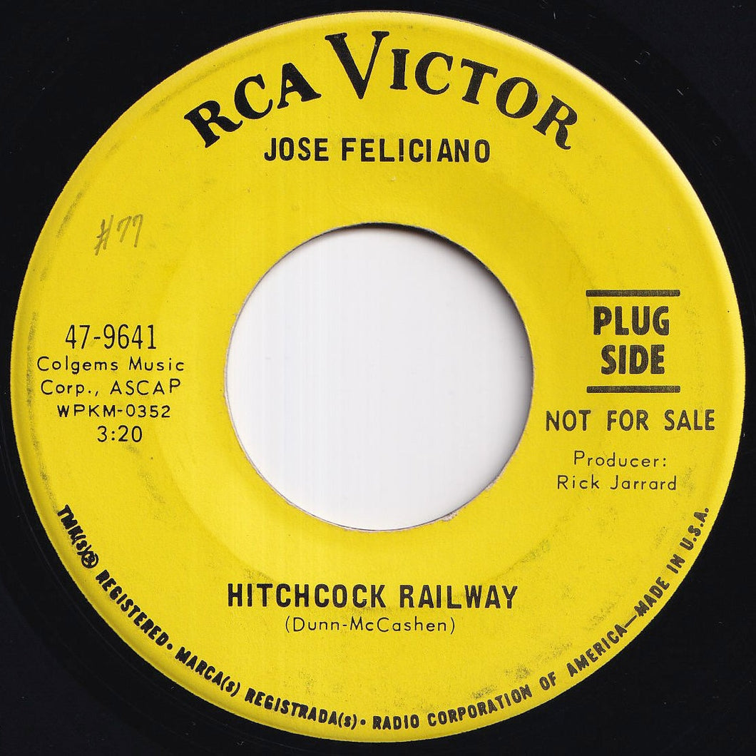 Jose Feliciano - Hitchcock Railway / Hi-Heel Sneakers (7 inch Record / Used)