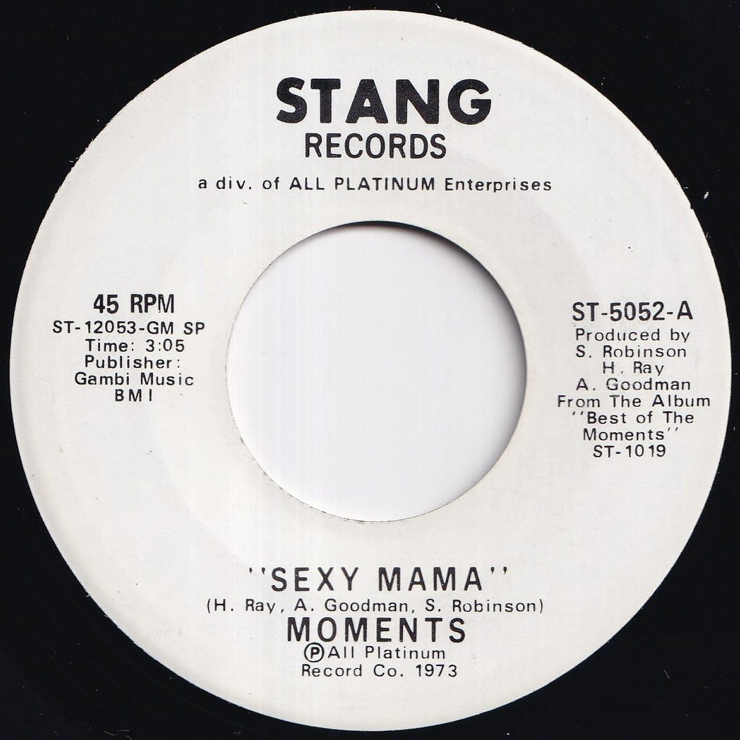 Moments - Sexy Mama / Sexy Mama (7 inch Record / Used)