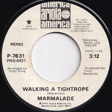 画像をギャラリービューアに読み込む, Marmalade - Walking A Tightrope (Stereo) / (Mono) (7 inch Record / Used)
