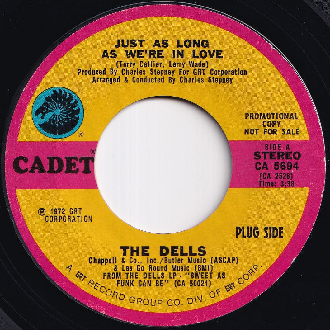 Dells - Just As Long As We're In Love / I'd Rather Be With You (7 inch Record / Used)