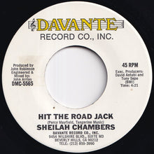 画像をギャラリービューアに読み込む, Sheilah Chambers - Hit The Road Jack / Hit The Road Jack (7 inch Record / Used)

