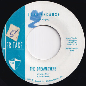 Dreamlovers - When We Get Married / Just Because (7 inch Record / Used)