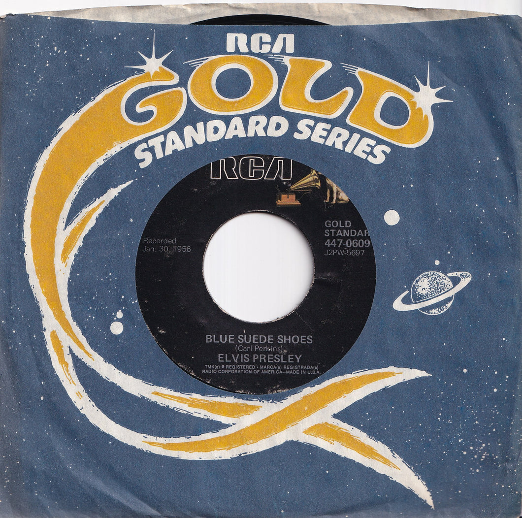 Elvis Presley - Blue Suede Shoes / Tutti Frutti (7 inch Record / Used)