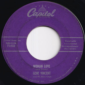Gene Vincent - Be-Bop-A-Lula / Woman Love (7 inch Record / Used)