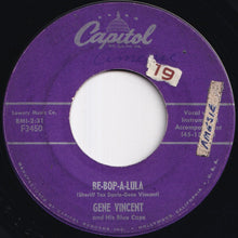 画像をギャラリービューアに読み込む, Gene Vincent - Be-Bop-A-Lula / Woman Love (7 inch Record / Used)
