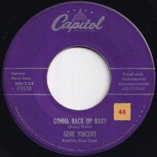 画像をギャラリービューアに読み込む, Gene Vincent - Race With The Devil / Gonna Back Up Baby (7 inch Record / Used)
