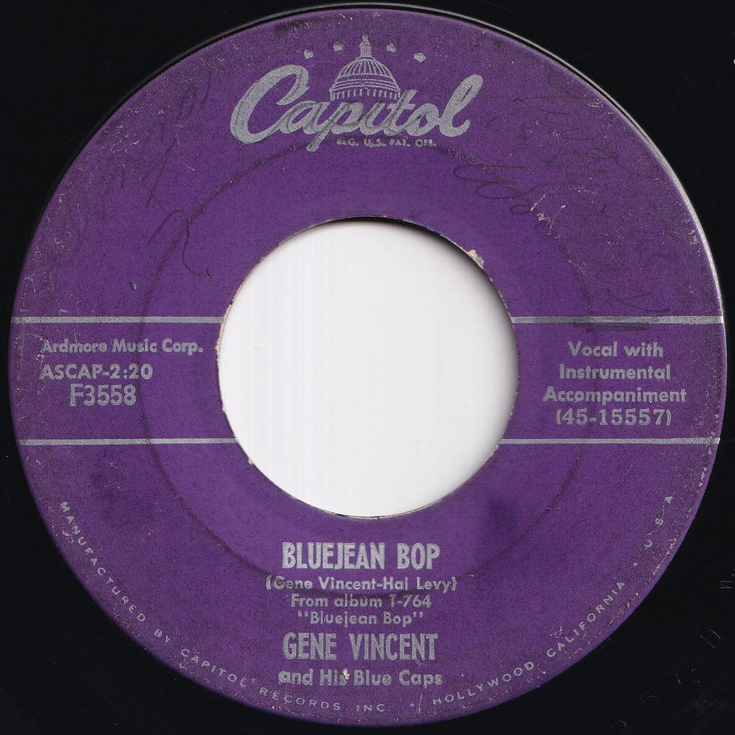Gene Vincent - Bluejean Bop / Who Slapped John (7 inch Record / Used)