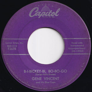 Gene Vincent - B-I-Bickey-Bi, Bo-Bo-Go / Five Days, Five Days (7 inch Record / Used)