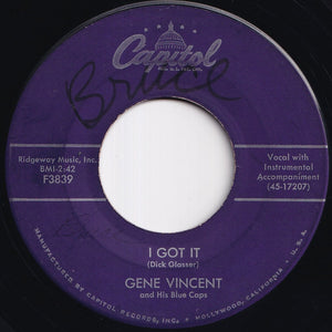 Gene Vincent - Dance To The Bop / I Got It (7 inch Record / Used)