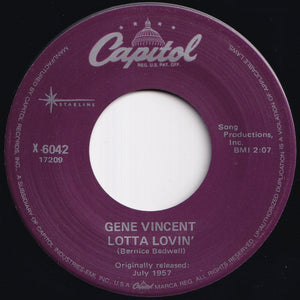 Gene Vincent - Be-Bop-A-Lula / Lotta Lovin' (7 inch Record / Used)