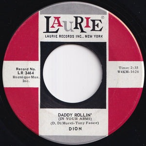 Dion - Abraham, Martin And John / Daddy Rollin' (7 inch Record / Used)