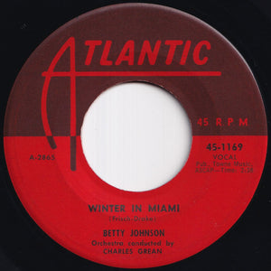 Betty Johnson - Winter In Miami / The Little Blue Man (7 inch Record / Used)