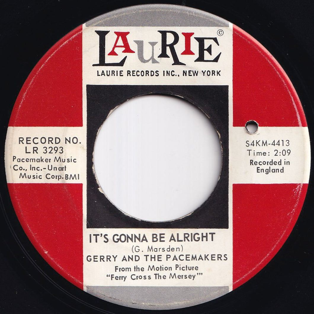 Gerry & The Pacemakers - It's Gonna Be Alright / Skinny Minnie (7 inch Record / Used)