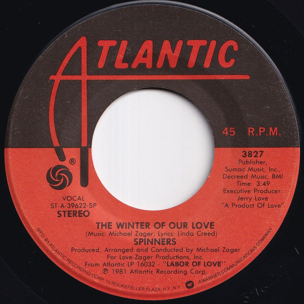 Spinners - The Winter Of Our Love / The Deacon (7 inch Record / Used)