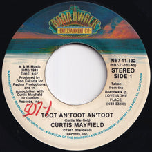 Load image into Gallery viewer, Curtis Mayfield - Toot An&#39;Toot An&#39;Toot / Come Free Your People (7 inch Record / Used)
