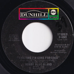 Bobby Blue Bland - This Time I'm Gone For Good / Where Baby Went (7 inch Record / Used)