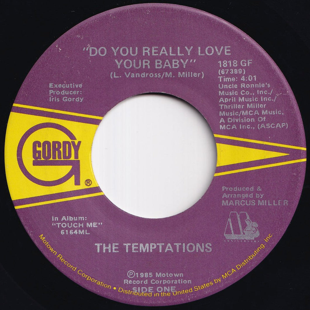 Temptations - Do You Really Love Your Baby / I'll Keep My Light In My Window (7 inch Record / Used)