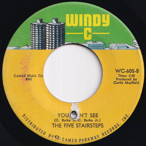 Five Stairsteps - Ain't Gonna Rest (Till I Get You) / You Can't See (7 inch Record / Used)